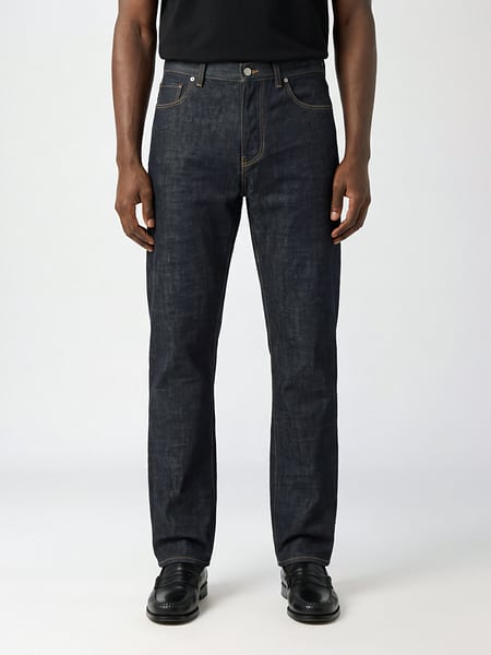 Flared Jeans Fendi in Blue Cotton Denim