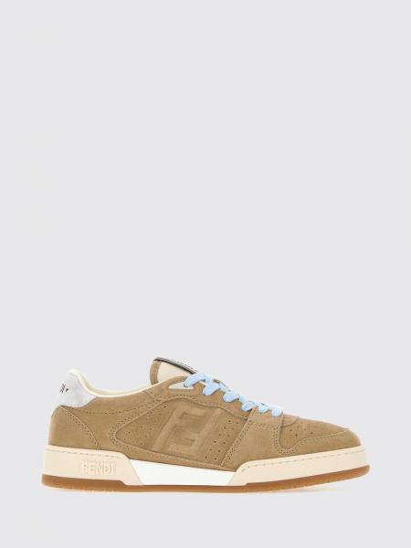 Fendi Match Sneaker aus Kalbsveloursleder mit FF-Monogramm