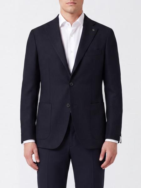 Blazer monopetto Tagliatore in lana con rever a lancia e spacco posteriore
