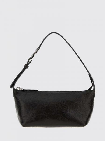 Fendi Vanity Crinkled Leather Mini Bag with Metal FF Logo
