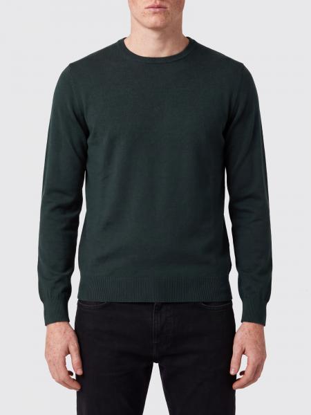 Tagliatore 100% Wool Crew-Neck Jumper with Ribbed Trims