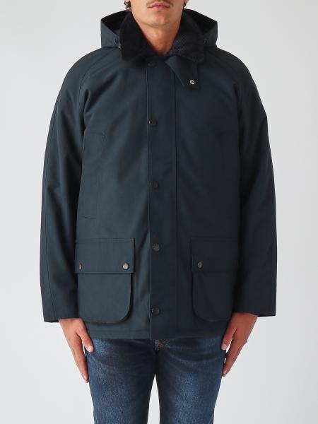 Chaqueta Ashby Barbour de algodón encerado con cuello de pana