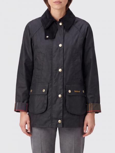 Barbour Beadnell Waxed Cotton Jacket with Velvet Collar