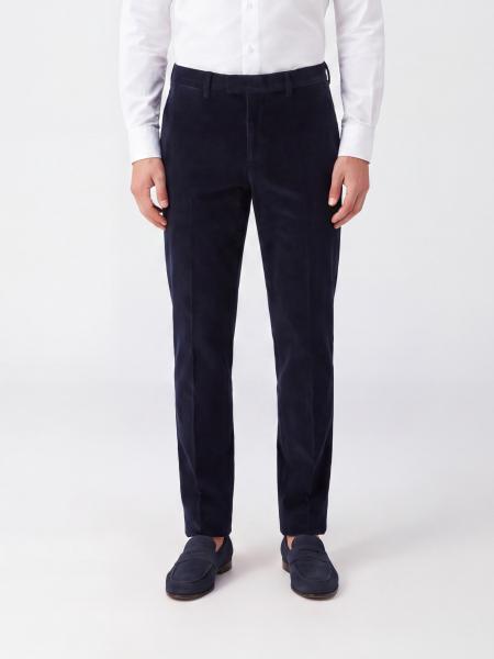 Briglia 1949 Slim Fit Cotton Velvet Chino Trousers