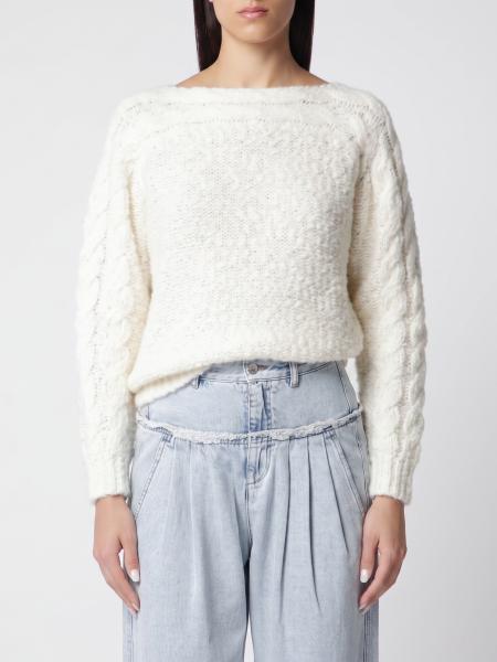 Isabel Marant Drop-Shoulder Virgin Wool Crewneck Jumper
