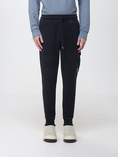 C.P. COMPANY ポケットとロゴ付き ストレッチコットンカーゴジョギングパンツ