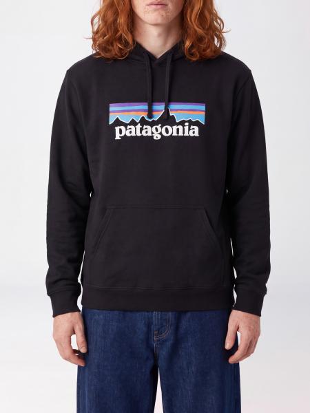 Patagonia Relaxed Fit Hoodie in Recycled Cotton Blend with Kangaroo Pocket