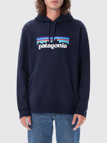 Patagonia Relaxed Fit Hoodie in Recycled Cotton Blend with Kangaroo Pocket