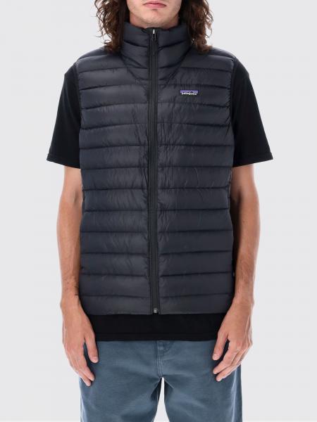 Gilet in nylon riciclato con logo Patagonia