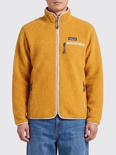 Patagonia Ms Retro Fleece Jacket with High Collar and Embroidered Logo