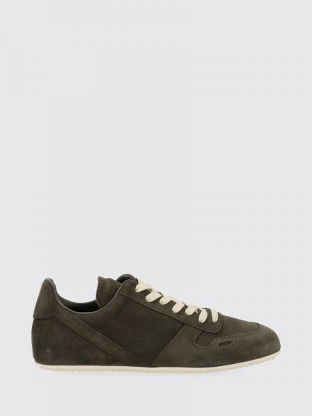 Rick Owens Suede Low Top Trainers with Rubber Sole
