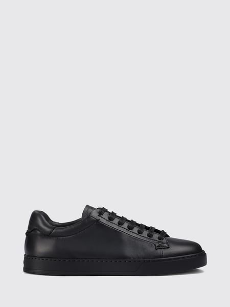 Morgan Sneakers Doucal's in Smooth Calfskin Leather with Rubber Sole