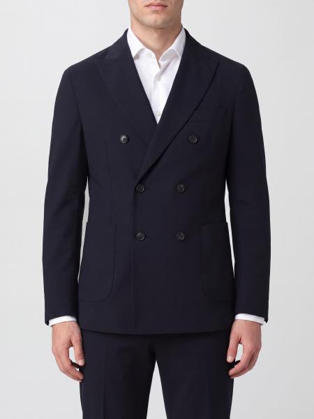 Circolo 1901 Slim Fit Zweireihiger Kaschmir-Blazer