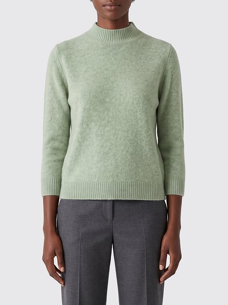 Roberto Collina Long-Sleeved Wool Turtleneck Jumper with Ribbed Trims