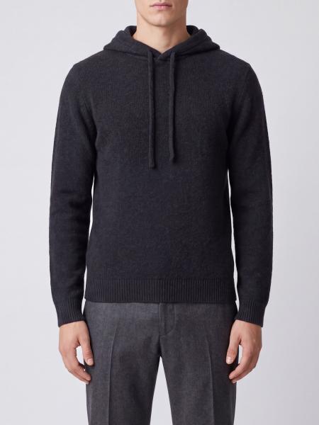 Roberto Collina Merino Wool Knit Hoodie