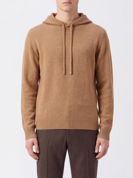 Roberto Collina Merino Wool Knit Hoodie