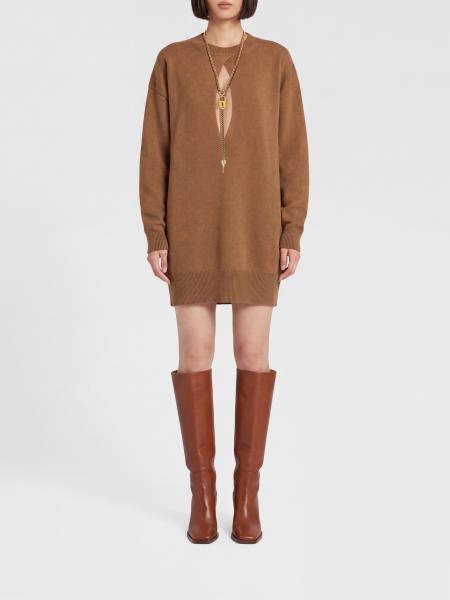 Elisabetta Franchi Jewelled Cut-Out Knit Mini Dress