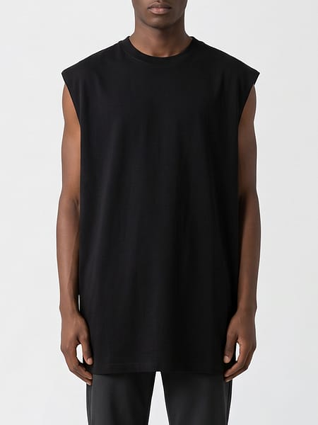 RICK OWENS 修身款纯棉圆领背心