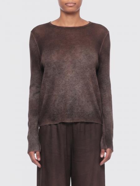 Avant Toi Crewneck Jumper in 100% Cashmere with Abstract Motif