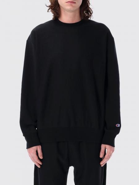 CHAMPION 코튼 크루넥 스웨트셔츠, 드롭 숄더