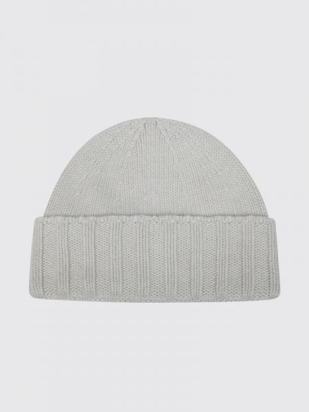 Drumohr Pure Cashmere Rib-Knit Beanie Hat with Cuff