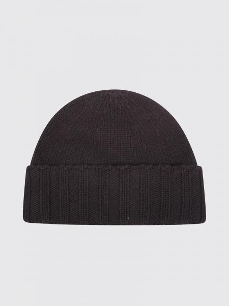 Drumohr Pure Cashmere Rib-Knit Beanie Hat with Cuff