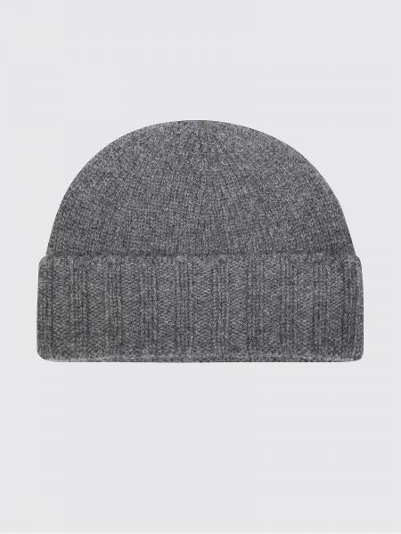 Drumohr Pure Cashmere Rib-Knit Beanie Hat with Cuff