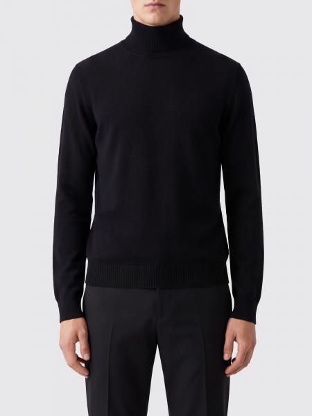 Drumohr Long-Sleeved Turtleneck in Fine Super 140's Virgin Wool