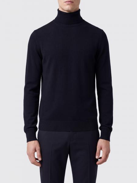Drumohr Long-Sleeved Turtleneck in Fine Super 140's Virgin Wool