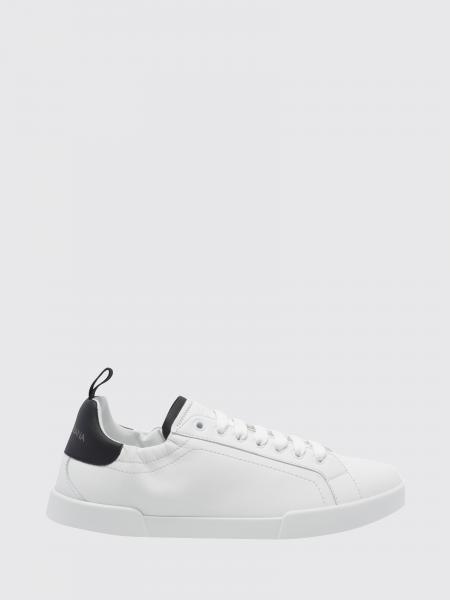 Portofino Bicolor Smooth Calfskin Dolce & Gabbana Sneakers