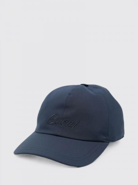 Cappello da baseball Brioni in poliestere con logo ricamato tono su tono