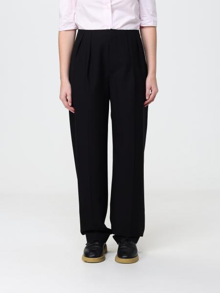 Pointed Collar Short-Sleeve Cotton Poplin Shirt Jil Sander