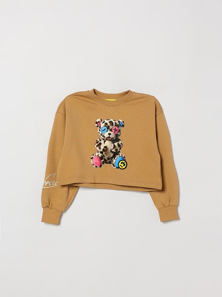 Sweat ras du cou Barrow Kids pour garçon en coton avec imprimé logo Teddy bear