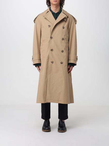 AMI PARIS リラックスフィット ダブルブレスト コットントレンチコート