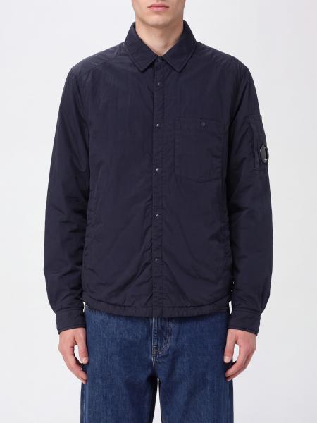 Recycled Nylon Shirt Jacket C.P. Company with Zip Closure