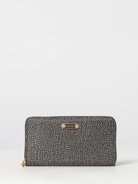 Continental Polka Dot Recycled Nylon Borbonese Zip-Around Wallet