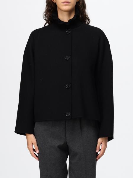 Cappotto corto Kate 'S Max Mara in pura lana con collo a fusciacca