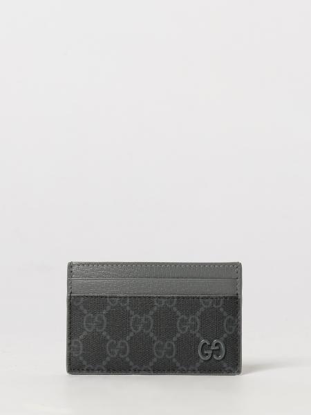GG Supreme Canvas Card Holder Gucci with Monogram Motif and Five Slots