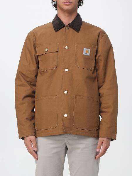 Carhartt Wip Cotton Shirt Jacket with Corduroy Collar