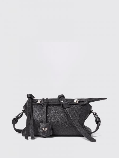 Fendi by The Way Grained Calfskin Mini Bag with Removable Handles