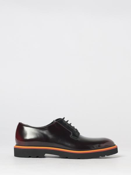 Paul Smith Brushed Leather Derby Shoes with Lug Sole