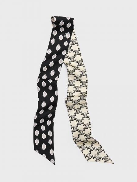 Bandeau Celine in twill di seta stampata