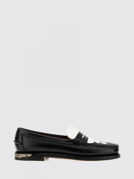 Sebago Classic Dan Penny Loafers in Brushed Leather with Leather Sole