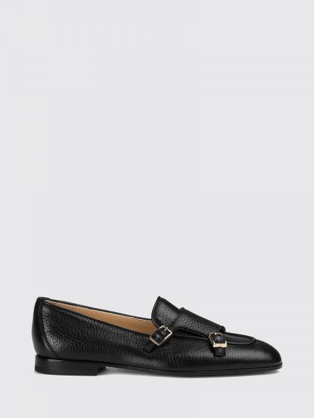 Deerskin Double Monk Strap Shoes Doucal's with Raised Moc-Toe