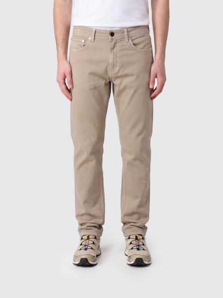 Stone Island Slim Fit Cotton Denim Jeans with Compass Logo Patch