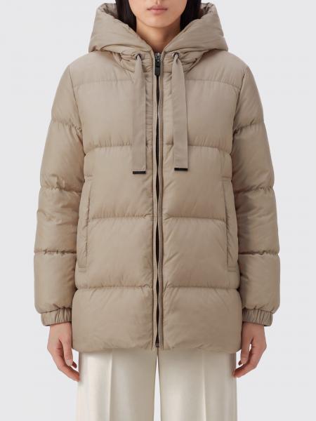 Max Mara The Cube Short Down Jacket in Quilted Technical Nylon with Hood