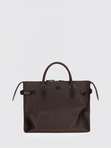 Antibes Calfskin Tote Bag Valentino Garavani with VLogo Signature