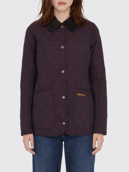 Barbour Annadale Slim Fit Quilted Jacket with Corduroy Collar