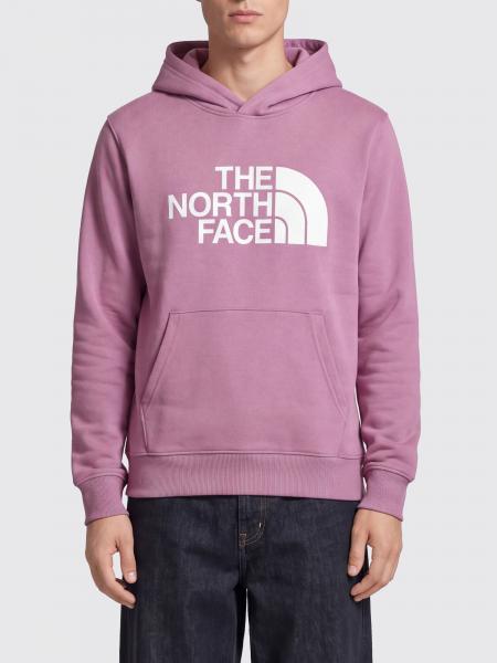 The North Face Cotton-Blend Jumper with Kangaroo Pocket and Logo Print