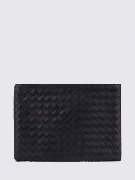 Bottega Veneta Intrecciato Weave Calfskin Leather Document Holder